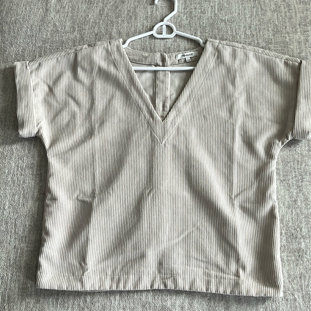 Madewell corduroy top
